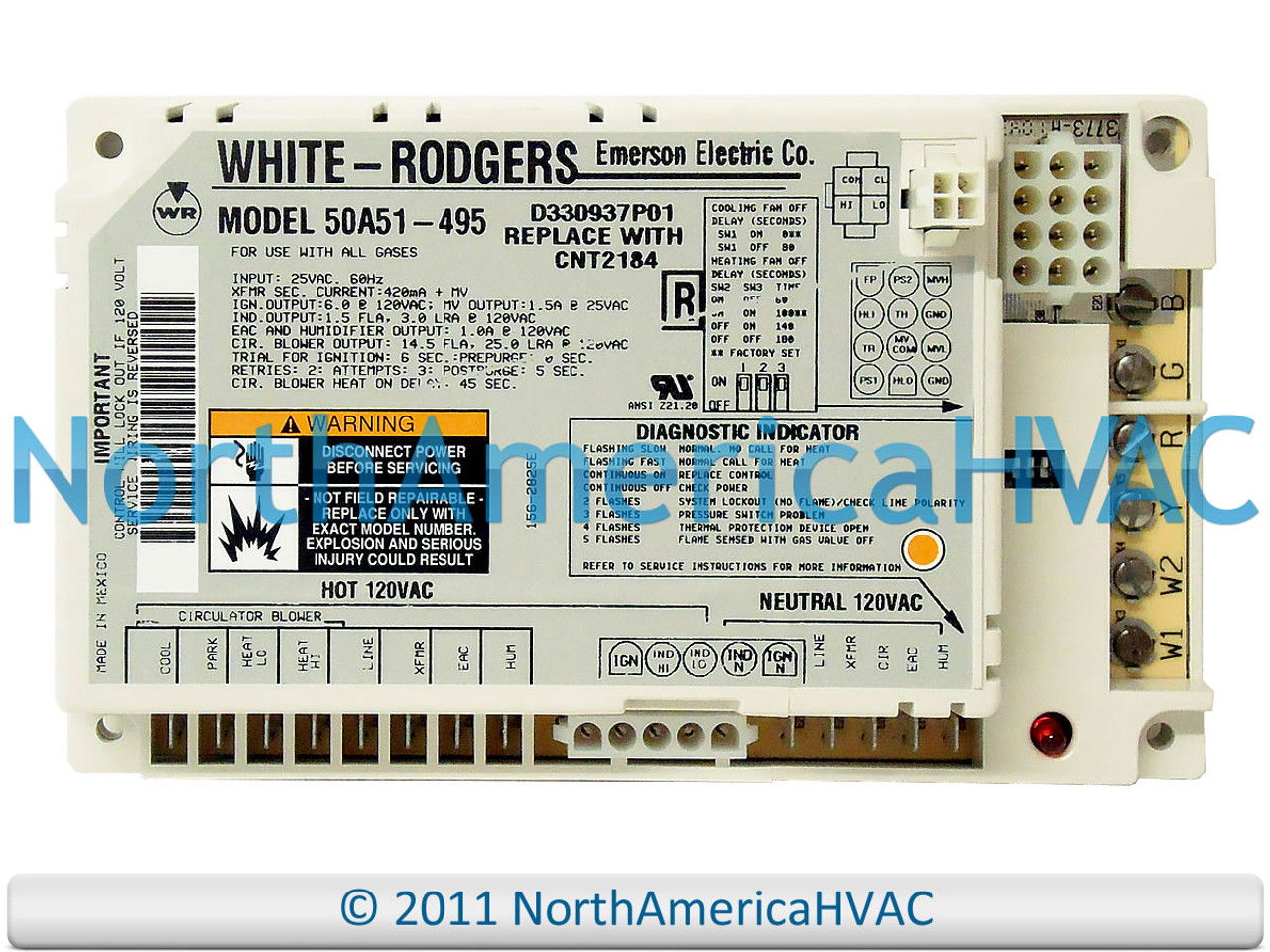 OEM Trane American Standard Control Circuit Board Replaces